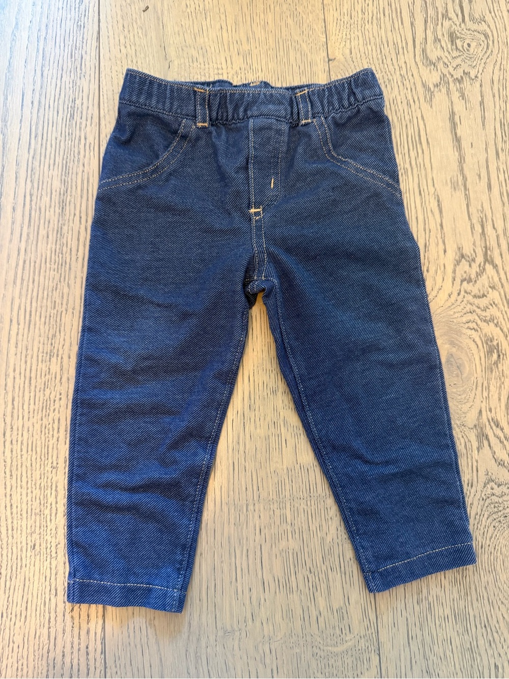 Carter’s Baby Pull-On Denim Jeans Pants Dark Wash 12M
